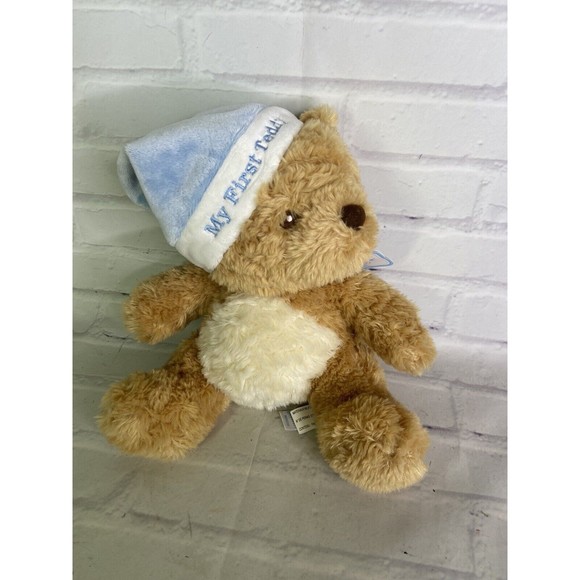 Aurora Baby My First Teddy Bear Soft Plush Lovey Stuffed...